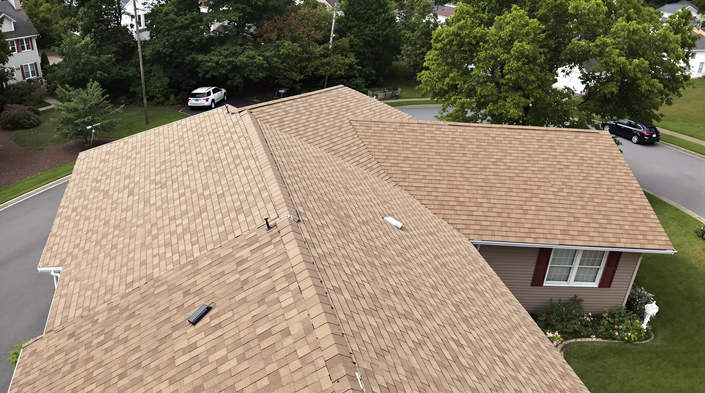 Slate roof replacement work